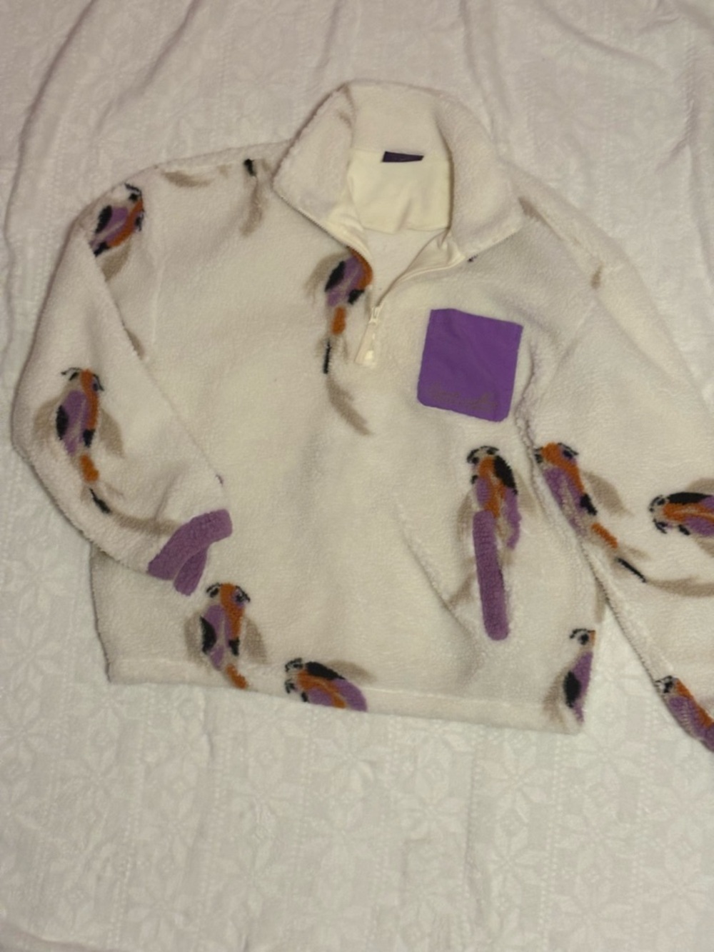 Taylor Swift Speak Now Koi Sherpa Jacket Pullover